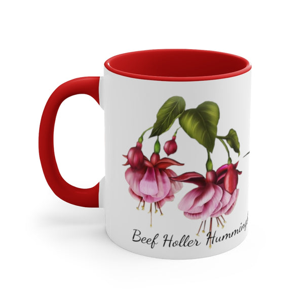 Accent Coffee 11oz Mug, with Hummingbird 10