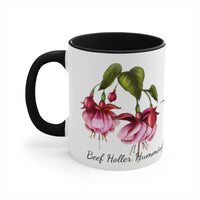 Accent Coffee 11oz Mug, with Hummingbird 10