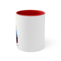 Accent Coffee 11oz Mug, with Hummingbird 7